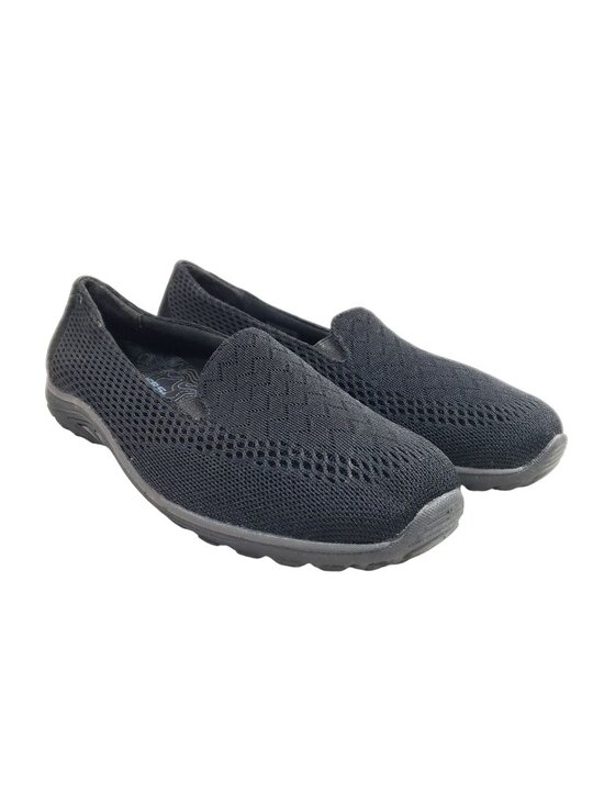 Skechers Shoes - Skechers Womens Black Mesh Slip-On Comfort Shoes Size 8.5 US Memory Foam Lightwe